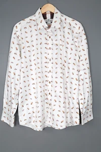 Camisa Claudio Lugli Couture Honey Bee estampado por todas partes para hombre talla 2XL XXL - Imagen 1 de 9