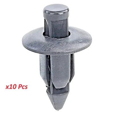 6mm Plastic Rivet Trim Clips x10 Honda Yamaha Suzuki Kawasaki Bike Fairing Panel - Image 1 of 4
