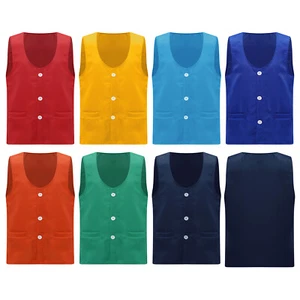 Unisex Kids Vest Halloween Waistcoat Boys Jacket Party Costume Waiter Uniform - Picture 1 of 50