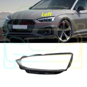 Left Headlight Cover Clear PC+Sealant Glue For Audi A5 S5 RS5 2018-2020 - Picture 1 of 9