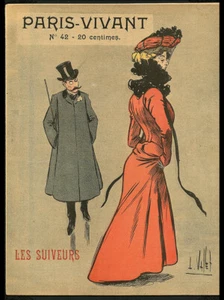 PARIS VIVANT #42 1903 Illustrated HUMOR Morals PROSTITUTION ~ VASTA Archive - Picture 1 of 8