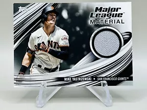 2023 Topps Major League Materials Nero MLM-MY Mike Yastrzemski/199 - Foto 1 di 2