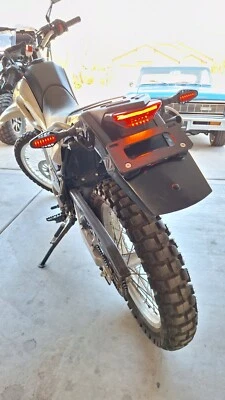 Yamaha XT250 Tail Light Adapter and License Plate Bracket - For UNI Light 83M-v3 - Image 1 of 4
