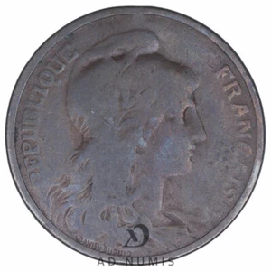 France 5 Centimes 1903 Dupuis Bronze pièce de monnaie française 3ème République - Imagen 1 de 2