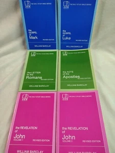 Daily Study Bible Series by Barclay New Testament Revised Lot of 6 Paperback - Imagen 1 de 10