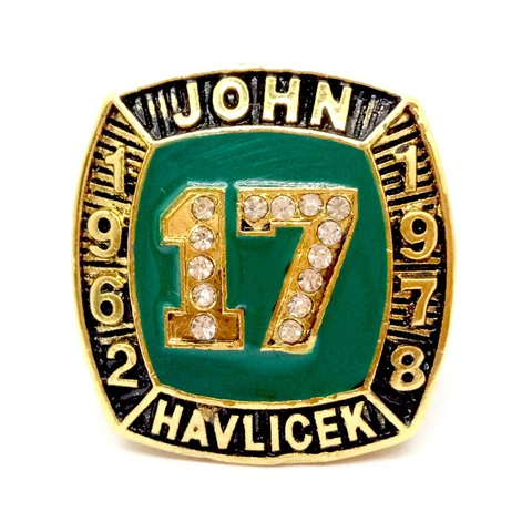 Ring of John Havlicek (Hondo) #17 Boston Celtics - 8 NBA championships -All Size Cover