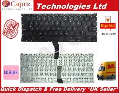 Diseño de teclado inglés Apple MacBook Air 13 A1466 A1369 MC965 MC966 EE. UU. Foto 1 de 3