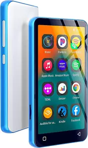 Reproductor MP3 con Bluetooth y Wi-Fi, 4" Pantalla Táctil Completa Reproductor MP4 MP3 con Spotif - Imagen 1 de 8