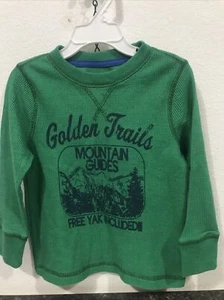Arizona Jeans Boys Henley Size 2T Green (TW-3849) - Picture 1 of 5