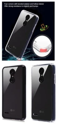 For LG K10 K30 '18 Clear Armor Hybrid Shockproof Rubber Silicone TPU Case Cover  - Image 1 of 4