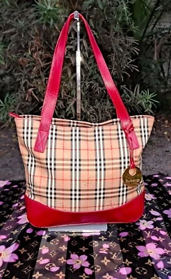 Bolso de mano Burberrys vintage a cuadros Haymarket Foto 1 de 4