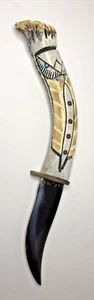 Ted Miller Custom Handmade Knife ~ American Indian Artisan #299 - Picture 1 of 21