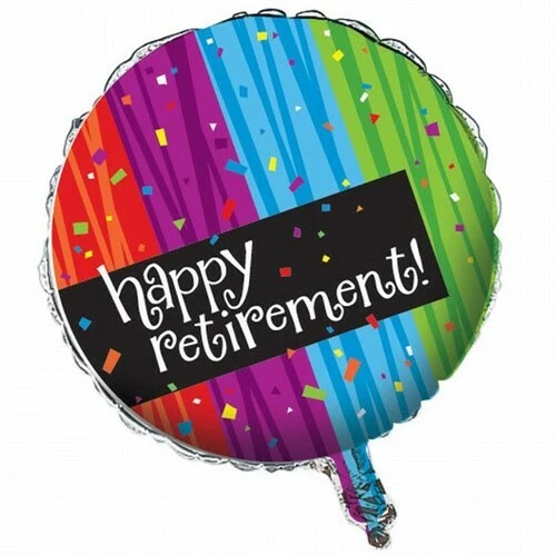 Creative Converting Retirement Chalk Paper Plates - 9 Inch, Multicolor, 8 Count, Party Supplies