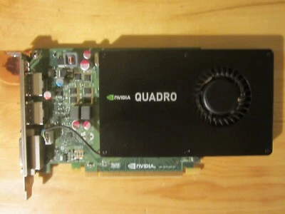 Full sized NVIDIA Quadro K2200  DVI , 2 x DP 4GB Video Card Dell XRDFD - Image 1 of 4