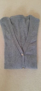 MADELEINE Strickjacke Damen Grau Seide Kaschmir M - Bild 1 von 16