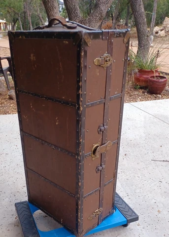 Antique Innovation steamer trunk Cover