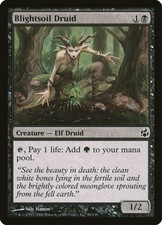 FOIL Blightsoil Druid | MtG Magic Morningtide | English | Near Mint