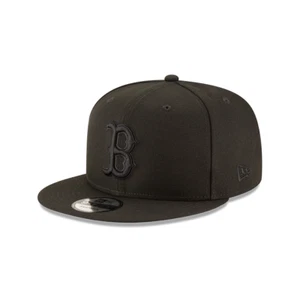 Boston Red Sox BlkBlk 950 Adjustable Black Snapback New Era Cap - NWT - Picture 1 of 7