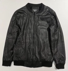 Brave Soul London Men's Black/Black Camo Jacket Size Medium - Picture 1 of 7