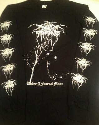 DARKTHRONE Under A Funeral Moon Long Sleeve Shirt fenriz isengard black metal 66 - Image 1 of 4