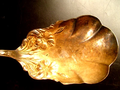 ANTIGUO 17 DE ABRIL DE 1906 WM. A. ROGERS CUCHARA GRANDE PARA SERVIR PATRÓN GRENOBLE/GLORIA Foto 1 de 4