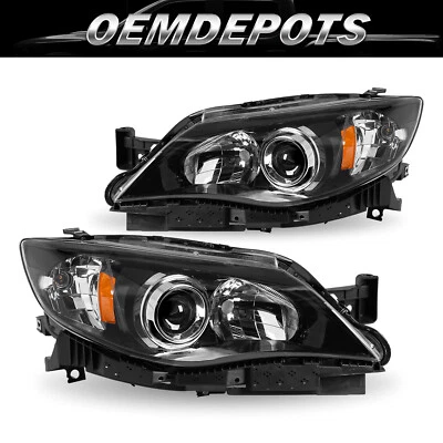 For 2008-2011 Subaru Impreza Outback 08-14 WRX Projector Halogen Headlights L+R - Image 1 of 4