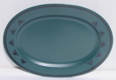 Pfaltzgraff  Solstice Green  14" Serving Platter   USA - Image 1 of 3