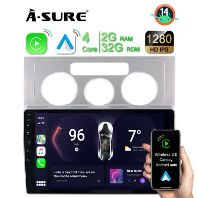 Android 14 Autoradio 2+32G Navi carplay für VW Touran 1T1 1T2 1T3 2003-2010 - Bild 1 von 4