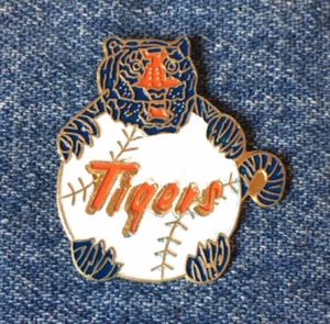 Alfiler de solapa de los Tigres de Detroit ~ MLB ~ ""Tigres"" en béisbol - Imagen 1 de 2