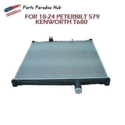 NEW 1PC Radiator Fits 2018-2024 Peterbilt 579 Kenworth T680 US - Image 1 of 4