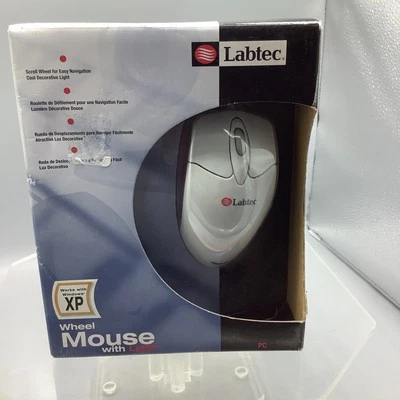 Labtec Wheel Mouse With Light PS/2 Connection XP New.  63 - Image 1 of 4