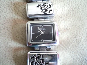 Fossil Damenuhr ES-2623 Silber Edelstahl Quarz GWO neue Batterie - Bild 1 von 5