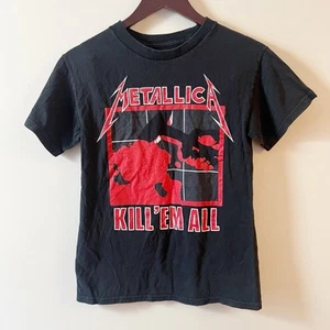 Metallica Kill ‘Em All Album Band Tee Size Small Graphic Front and Back Cotton - Picture 1 of 5