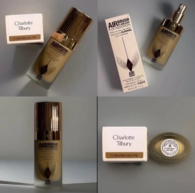 Charlotte Tilbury Airbrush Flawless Matte Foundation 11 Neutral Tan - Image 1 of 4