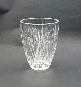 Marquis by Waterford Clear Cut Crystal Brookside Hurricane Vase Candle Holder - Picture 1 of 14