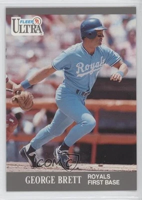 1991 Fleer Ultra George Brett #144 HOF - Image 1 of 2