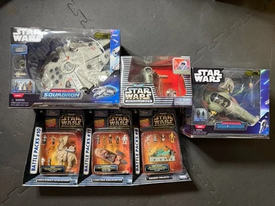 Star Wars Micro Galaxy Squadron & Galoob A New Hope Scum & Villainy Heroes - Imagem 1 de 2