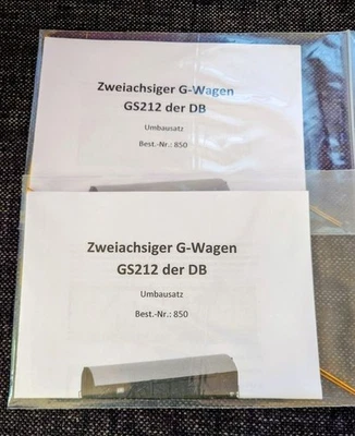 2 Umbausätze von Th. Reuter für einen 2-achsigen GS 212 der DB in der Spur TT-2 - Bild 1 von 4