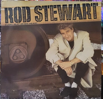 ROD STEWART - EVERY BEAT OF MY HEART -Vinyl LP Warner Bros. 1986 GERMANY (Rare) - Image 1 of 4