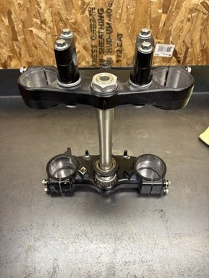 2013 Kawasaki KX250F OEM Triple Tree Clamp Upper Lower  - Image 1 of 4