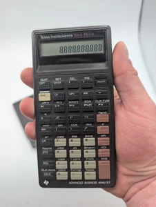 Texas Instruments BA II Plus Business Analyst Calculator W/Cover, New Battery - Picture 1 of 5