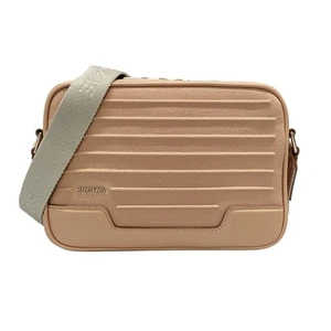 Auth RIMOWA Never Still Messenger Desert Rose (beige) Light Gray Canvas Leather - Picture 1 of 20