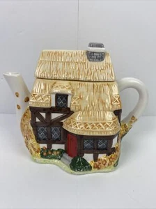 Vintage Keramik Teekanne Bayrischer Stil Landhaus Made in Philippines - Bild 1 von 7