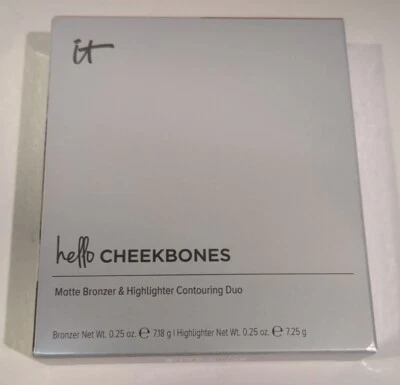 New it Cosmetics Hello Cheekbones Matte Bronzer & Highlighter Contouring Duo - Image 1 of 4