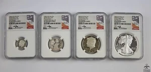 2018-S Official US Mint Limited Edition Silver Set NGC PF70 Ultra Cam ASW 1.61oz - Picture 1 of 4