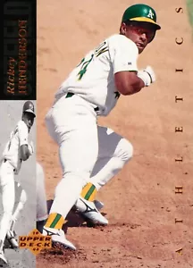 1994 Oakland Athletics Baseball Upper Deck Card - Rickey Henderson - Bild 1 von 3