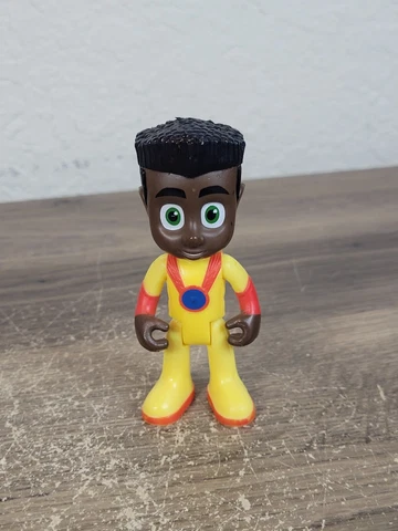 PJ Masks Figure Newton Star Theo Disney Super hero African American Boy 3.25” Cover