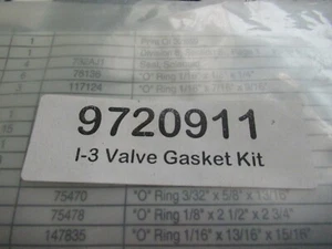 THYSSEN KRUPP Elevator I-3 VENTILDICHTUNG ORING KIT # 9720911 - Bild 1 von 2