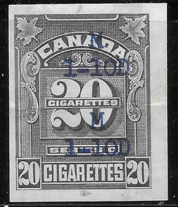 1935 CANADA TOBACCO CIGARETTES REVENUE FISCAL Series C USED VF - Picture 1 of 1