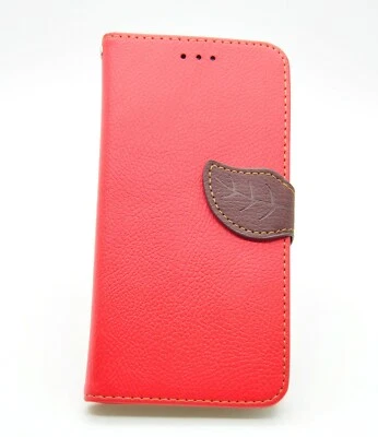 Funda tipo billetera de cuero abatible para Samsung Galaxy Note 2 Note 3 Note 4  Foto 1 de 4